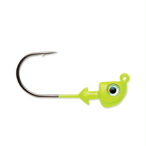Boxer Jig – #5-0 Hook Size, 3-4 oz, Metallic Chartreuse, Package of 3