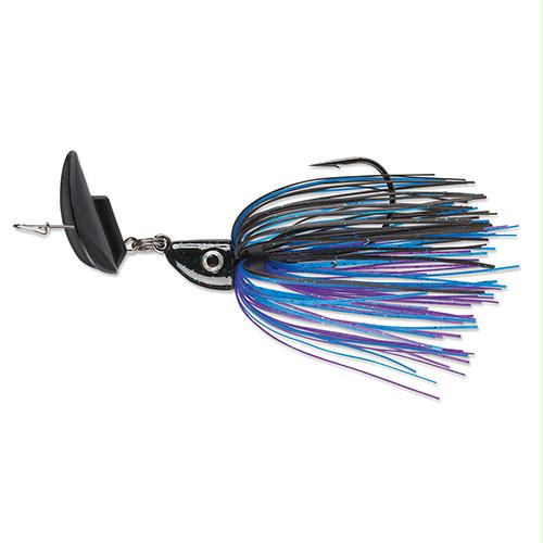 Shudder Bait Lure – 5-0 Hook Size, 1-2 oz, Black, Blue, and Purple, Package of 1