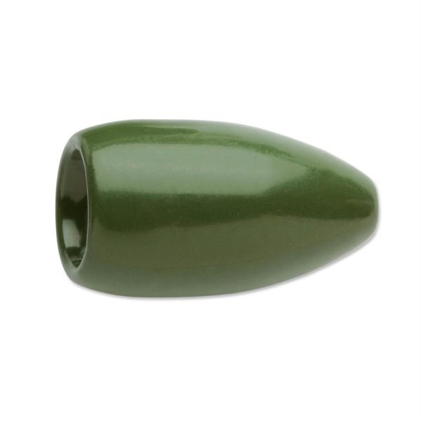 Tungsten Flip’n Weight – 3-4 oz, Green Pumpkin, Package of 1