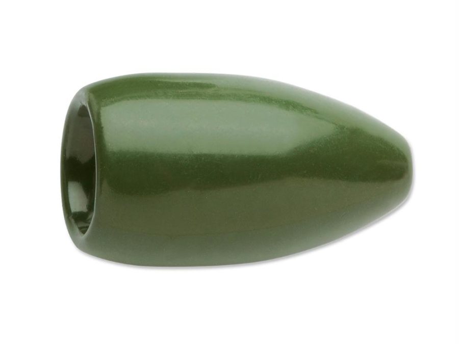 Tungsten Flip’n Weight – 1 oz, Green Pumpkin, Package of 1