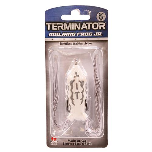Walking Frog Jr. – 2 1-2″ Length, 1-2 oz, White Camo, Package of 1