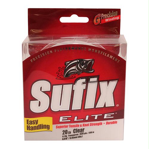 Elite Line – 20 lbs Tested, 0.018″ Diameter, 330 Yards, Clear