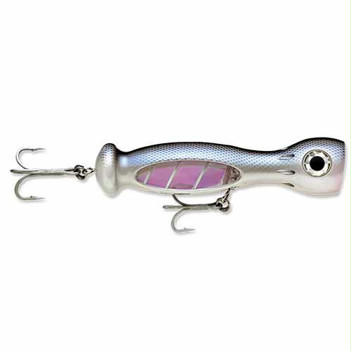 Jet Popper Hard Bait Lure – Saltwater, Size 7, 7″ Length, Topwater Depth, Mullet, Per 1
