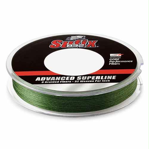 832 Advanced Superline – 6 lbs Tested, 0.006″ Diameter, 300 Yards, Low Vis Green