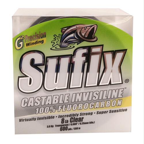 Castable Invisiline Fluorocarbon Line 8 lbs Tested, 0.009″ Diameter