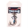 Down Point Long Shank Octopus Hook – Freshwater, 9-0 Hook Size, Platinum Black, Package of 3 21144