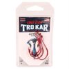 Long Shank Octopus Hook – 6-0 Hook Size, Red, Package of 4 21155