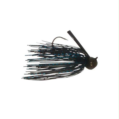 Crosseyez Football Jig – 1-2 oz, Black-Blue, Package of 1