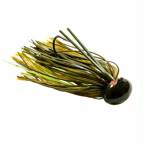 Crosseyez Football Jig – 1-2 oz, Green Pumpkintreuse, Package of 1