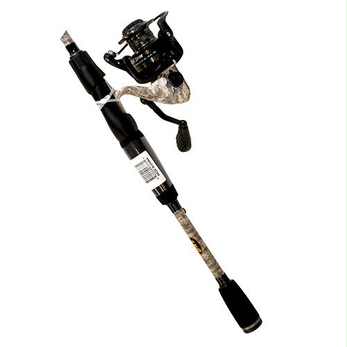 35 Retrieve Rate American Hero Camo Speed Spin Spinning Combo 7 Length 2 Piece Ambidextrous Lews Fishing 6.2:1 Gear Ratio 