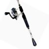 Mach Inshore Speed Spin Spinning 1 Piece Combo – 6.2:1 Gear Ratio, 35″ Retrieve Rate, 7’6″ Length, Medium Power, Ambidextrous 21384