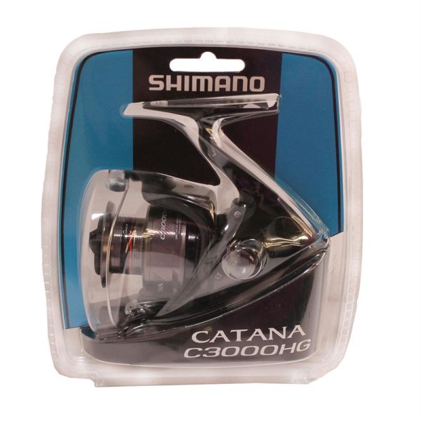 Catana C3000HG FD Spinning Reel – 6.2:1 Gear Ratio, 3 Bearings, 35″ Retrieve Rate, Ambidextrous, Clam Package