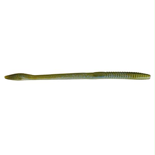 KVD Finesse Worm Soft Lure –  6 1-2″ Length, Moon Juice, Package of 8