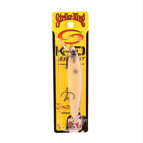 KVD Jerkbaits – 4 1-4″ Length, 1-2 oz, #4 Hook Size, Oyster, Package of 1