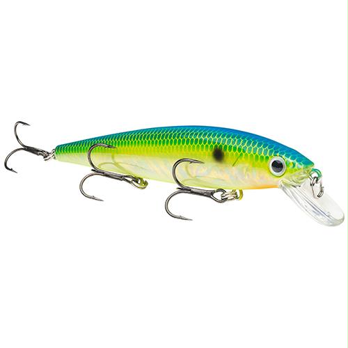 KVD Deep Jerkbaits – 4 3-4″ Length, 8′-11′ Depth, #4 Treble Hook, 1-2 oz, Pro Citrus Shad, Per 1