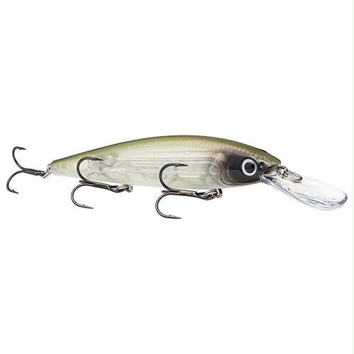 KVD Deep Jerkbaits – 4 3-4″ Length, 8′-11′ Depth, #4 Treble Hook, 1-2 oz, Pro Green, Package of 1