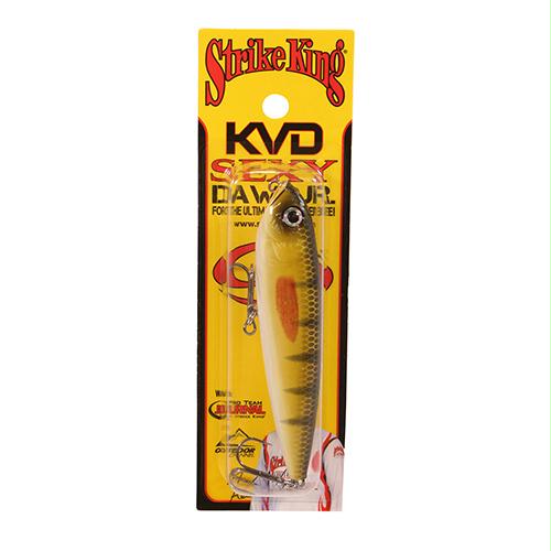 KVD Sexy Dawg Topwater Hard Bait Lure – 4 1-2″ Body Length, 3-4 oz, Sugar Daddy, Per 1