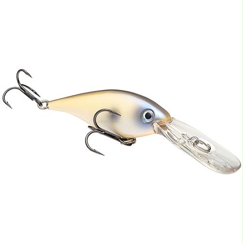 Pro Model Lucky Shad, 3 3-4″ 8′ Depth, Oyster, Package of 1 – 2 7-8″  Length,  1-2 oz, #4 Hook, Oyster, Package of 1