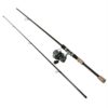 Alaris 2 Piece Spinning Combo – 20, 4.8:1 Gear Ratio, 4 Bearings, 6′ Length, 4-10 lb Line Rating, Ambidextrous