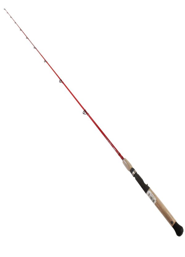 Ricky Red Inshore 1 Piece Casting Rod – 6’6″ Length, 8-12 lb Line Rate, 1-2-1 oz Lure Rate, Medium Power