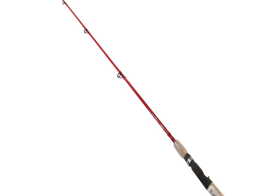 Ricky Red Inshore 1 Piece Casting Rod – 6’6″ Length, 8-12 lb Line Rate, 1-2-1 oz Lure Rate, Medium Power
