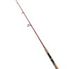 Ricky Red Inshore 1 Piece Spinning Rod – 7′ Length, 6-10 lb Line Rate, 1-4-1-2 oz Lure Rate, Medium-Light Power