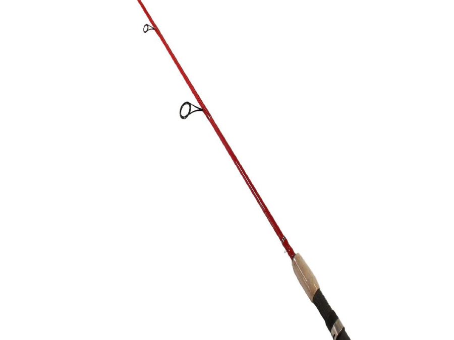 Ricky Red Inshore 1 Piece Spinning Rod – 7′ Length, 6-10 lb Line Rate, 1-4-1-2 oz Lure Rate, Medium-Light Power