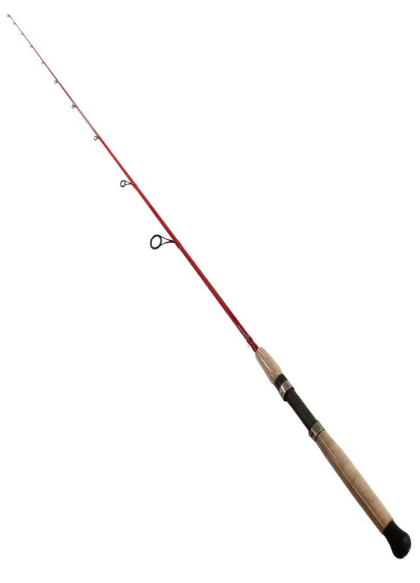 Ricky Red Inshore 1 Piece Spinning Rod – 7’6″ Length, 6-10 lb Line Rate, 1-8-1-2 oz Lure Rate, Medium-Light Power