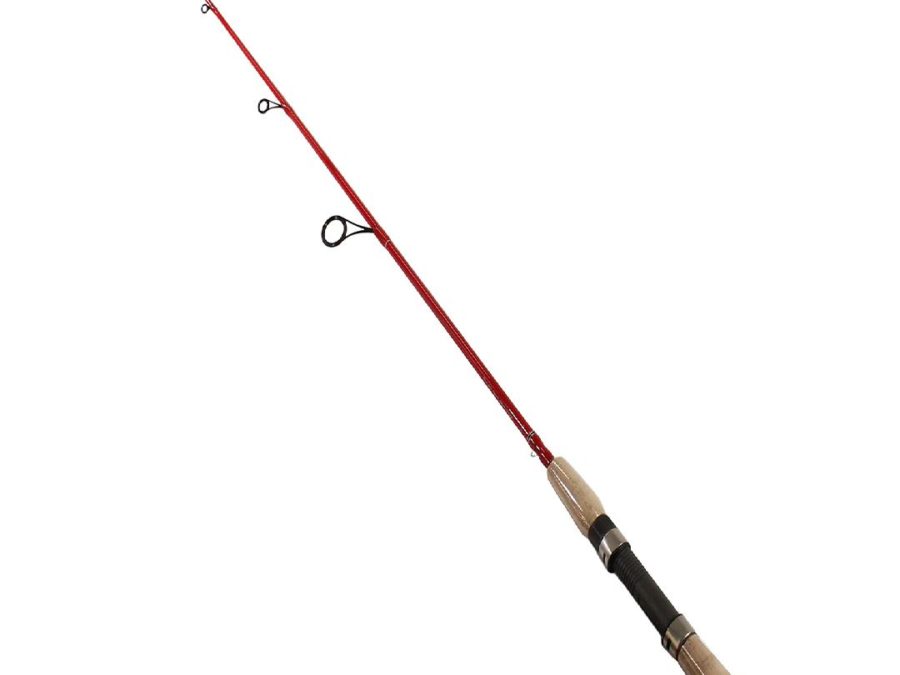 Ricky Red Inshore 1 Piece Spinning Rod – 7’6″ Length, 6-10 lb Line Rate, 1-8-1-2 oz Lure Rate, Medium-Light Power