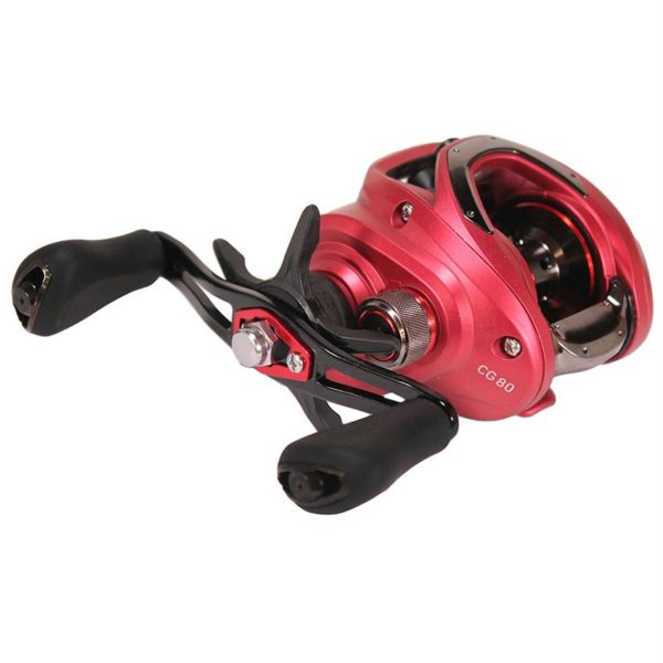 CC80 Casting Reel – 7.5:1 Gear Ratio, 9BB+1RB Bearings, 15 lb Max Drag, Left Hand