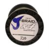 J-Braid x4 Braided Line – 3000 Yards, 10 lbs Tested, .007″ Diameter, Dark Green 22121
