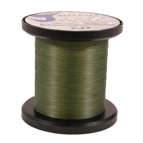J-Braid x4 Braided Line – 3000 Yards, 80 lbs Tested, .014″ Diameter, Dark Green