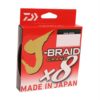 J-Braid x8 Grand Braided Line – 150Yards, 10 lbs Tested. .006″ Diameter, Dark Green 22210