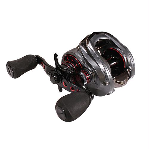 Revo AL-F Low Profile Casring Reel – 6.4:1 Gear Ratio, 9 Bearings, 25″ Retrieve Rate, 17 lb Max Drag, Left Hand