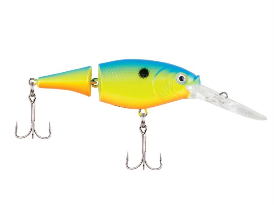 Flicker Shad Jointed Hard Bait – 2″ Bait Length, 1-5 oz, 5′-7′ Depth, Kingfisher, Package of 1