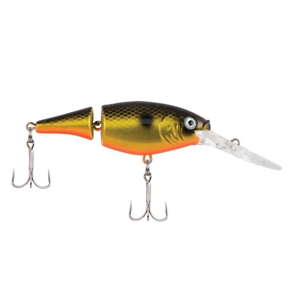 Flicker Shad Jointed Hard Bait – 2″ Bait Length, 1-5 oz, 5′-7′ Depth, Fool’s Gold, Package of 1