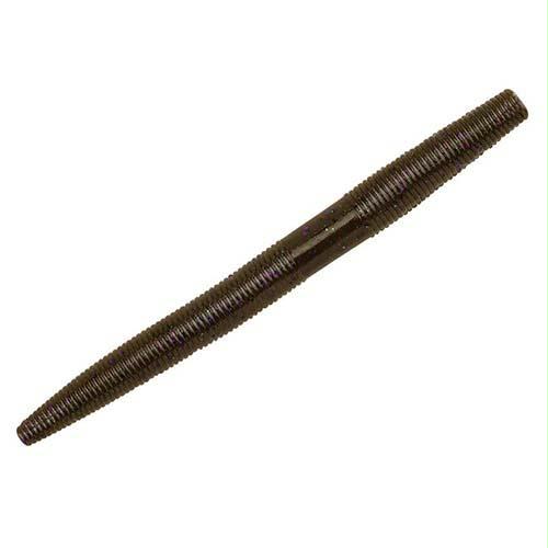 PowerBait The General Soft Bait – 6 1-4″ Length, Green Pumpkin Green and Purple, Package of 6