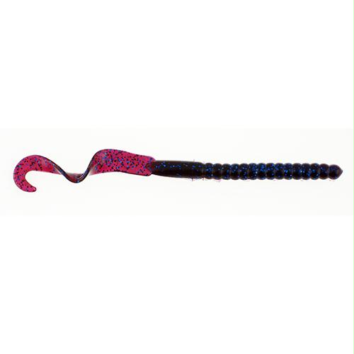 PowerBait Power Worm Soft Bait – 8 1-2″ Bait Length, Blue Fleck, Package of 9