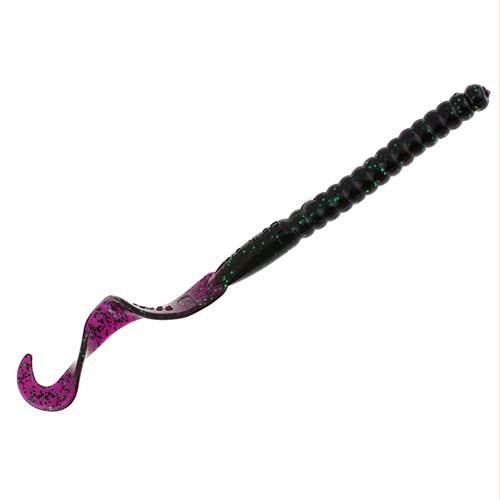 PowerBait Power Worm Soft Bait – 8 1-2″ Bait Length, June Bug, Package of 9