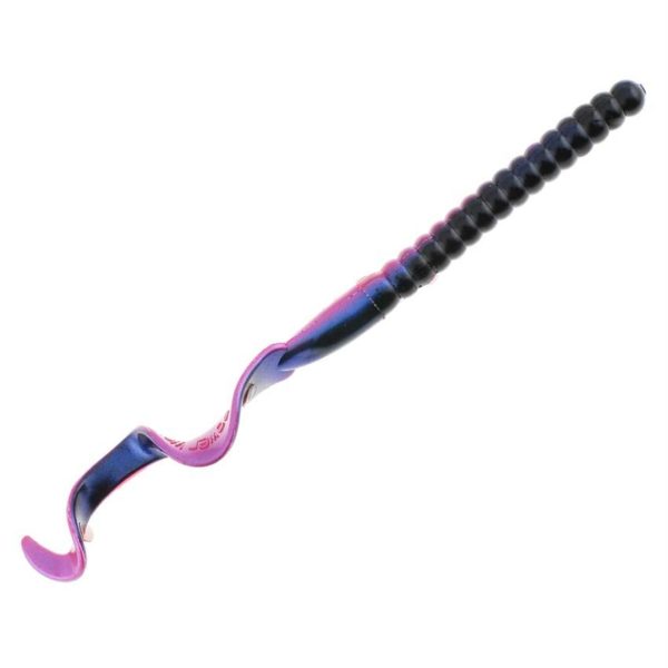 PowerBait Power Worm Soft Bait 8 12″ Bait Length, Tequila Sunrise, Package of 9