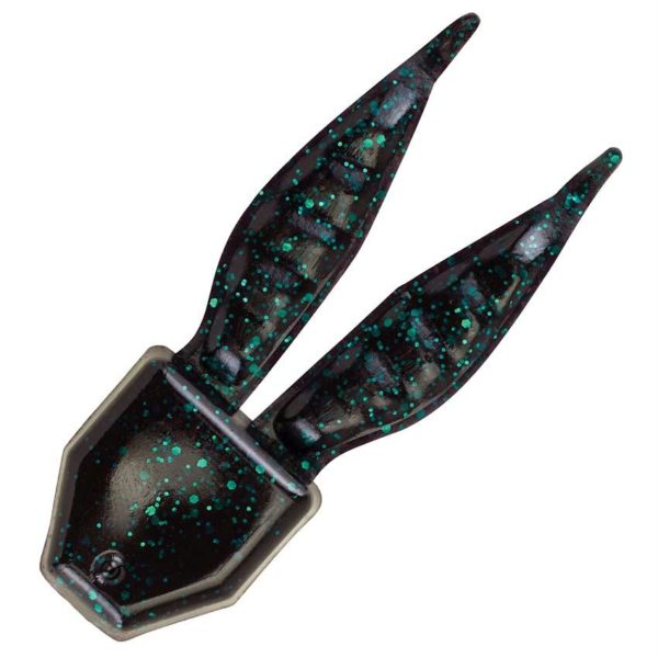 PowerBait Power Chunk Soft Bait – 3 1-4″ Length, June Bug, Package of 6