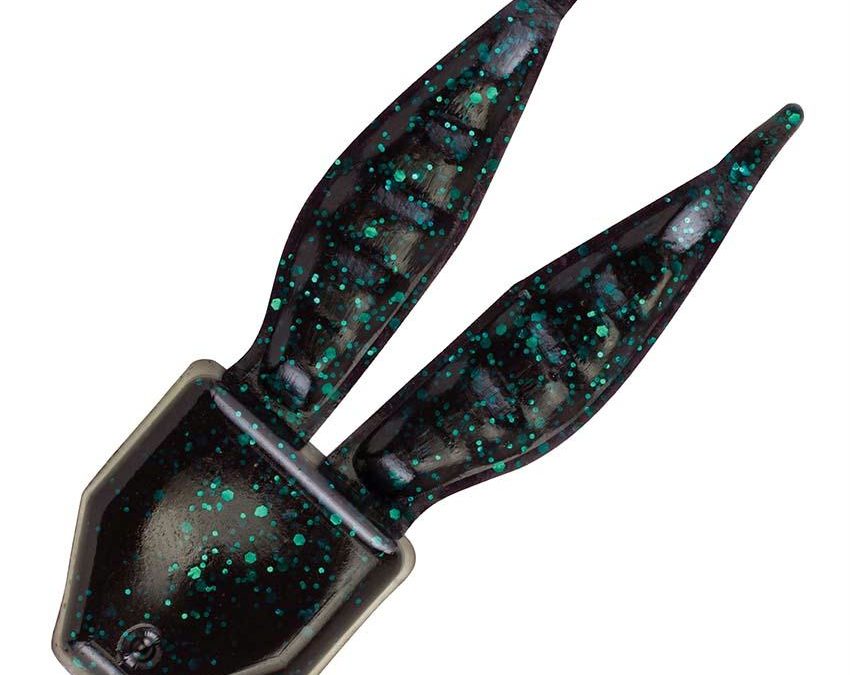 PowerBait Power Chunk Soft Bait – 3 1-4″ Length, June Bug, Package of 6