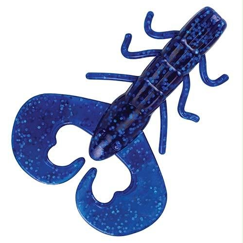 PowerBait Power Chunk Soft Bait – 3 1-4″ Length, Sapphire Blue, Package of 6