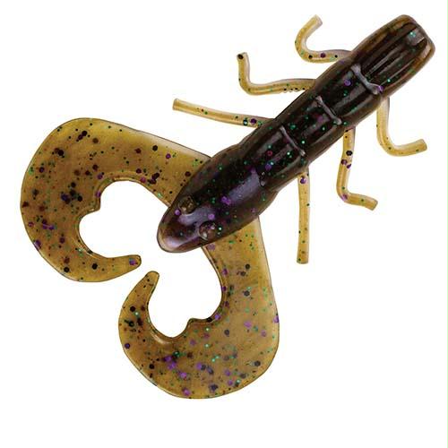 Chigger Bug Soft Bait – 3″ Length, Skeet’s Green Money Flash, Package of 10