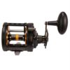 Fathom II Level Wind Saltwater Casting Reel – 50, 3.7:1 Gear Ratio, 30″ Retrieve Rate, 5 Bearings, Right Hand