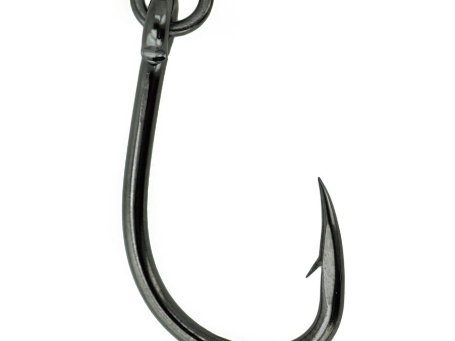 Live Bait Hook with Solid Ring – Size 2-0, NS Black, Per 5