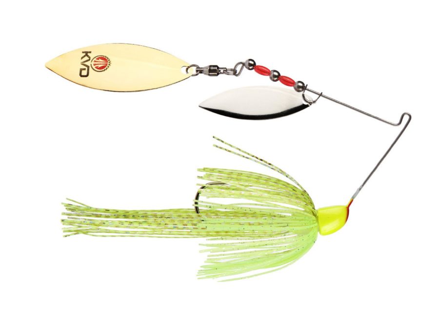 KVD Finesse Spinnerbait Lure – 5-0 Hook, 1-2 oz, Super Chartreuse, Per 1