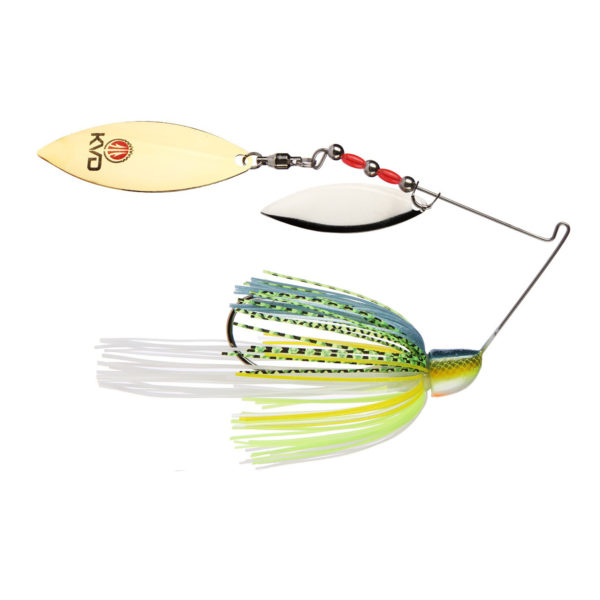 KVD Finesse Spinnerbait Lure – 5-0 Hook, 1-2 oz, Chartreuse Sexy Shad, Per 1