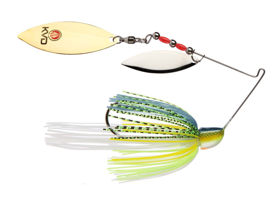 KVD Finesse Spinnerbait Lure – 5-0 Hook, 1-2 oz, Chartreuse Sexy Shad, Per 1