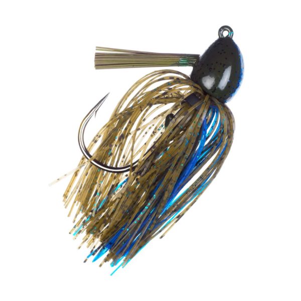 Hack Attack Fluoro Flipping Jig - 5-0 Hook, 1-2 oz, Okeechbee Craw, Per 1 Hack Attack Fluoro Flipping Jig – 5-0 Hook, 1-2 oz, Okeechbee Craw, Per 1